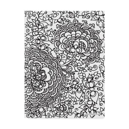 Jessica Putnam 'Floral Patterns 7' Canvas Art,14x19